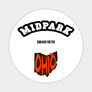 ☄️ Middleburg Hts Ohio Strong, Ohio Map, Grad 1970, City Pride Magnet